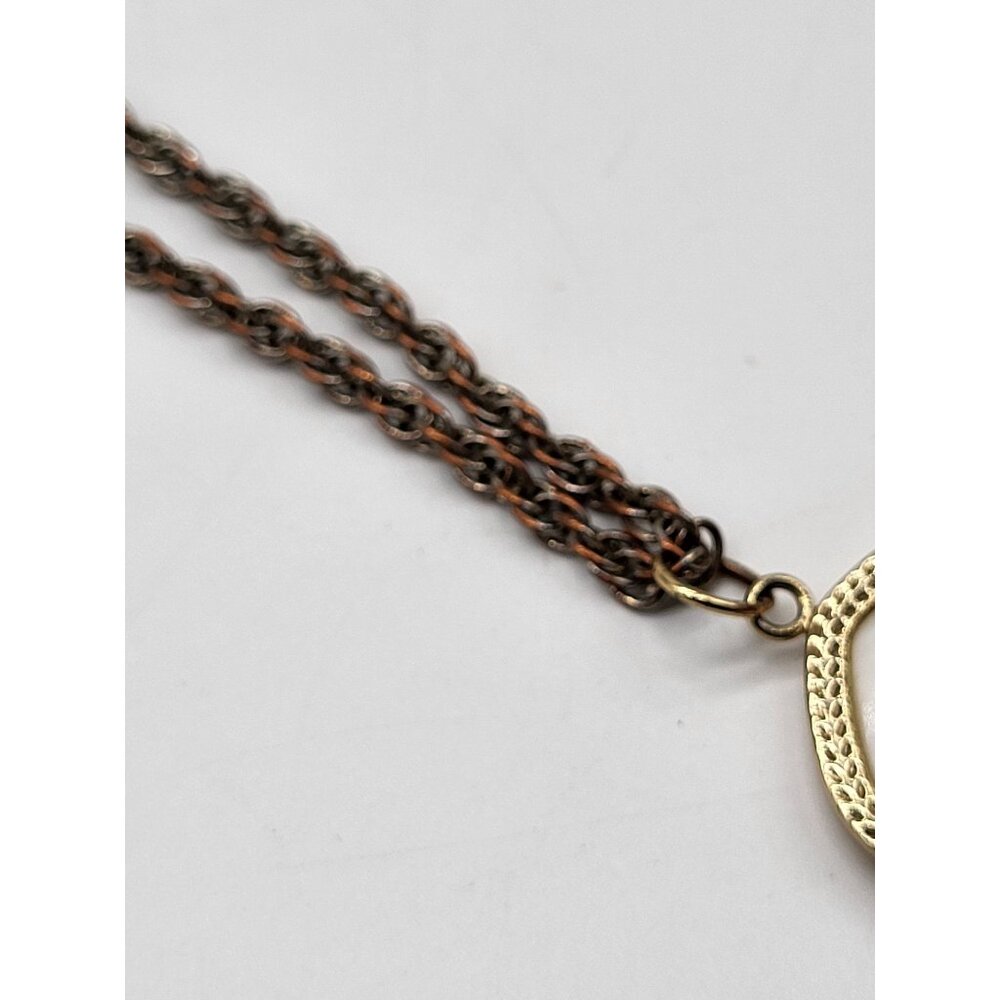KENDRA SCOTT LONG PENDANT TASSEL NECKLACE IVORY PEARL GOLD TONE - Picture 9 of 13